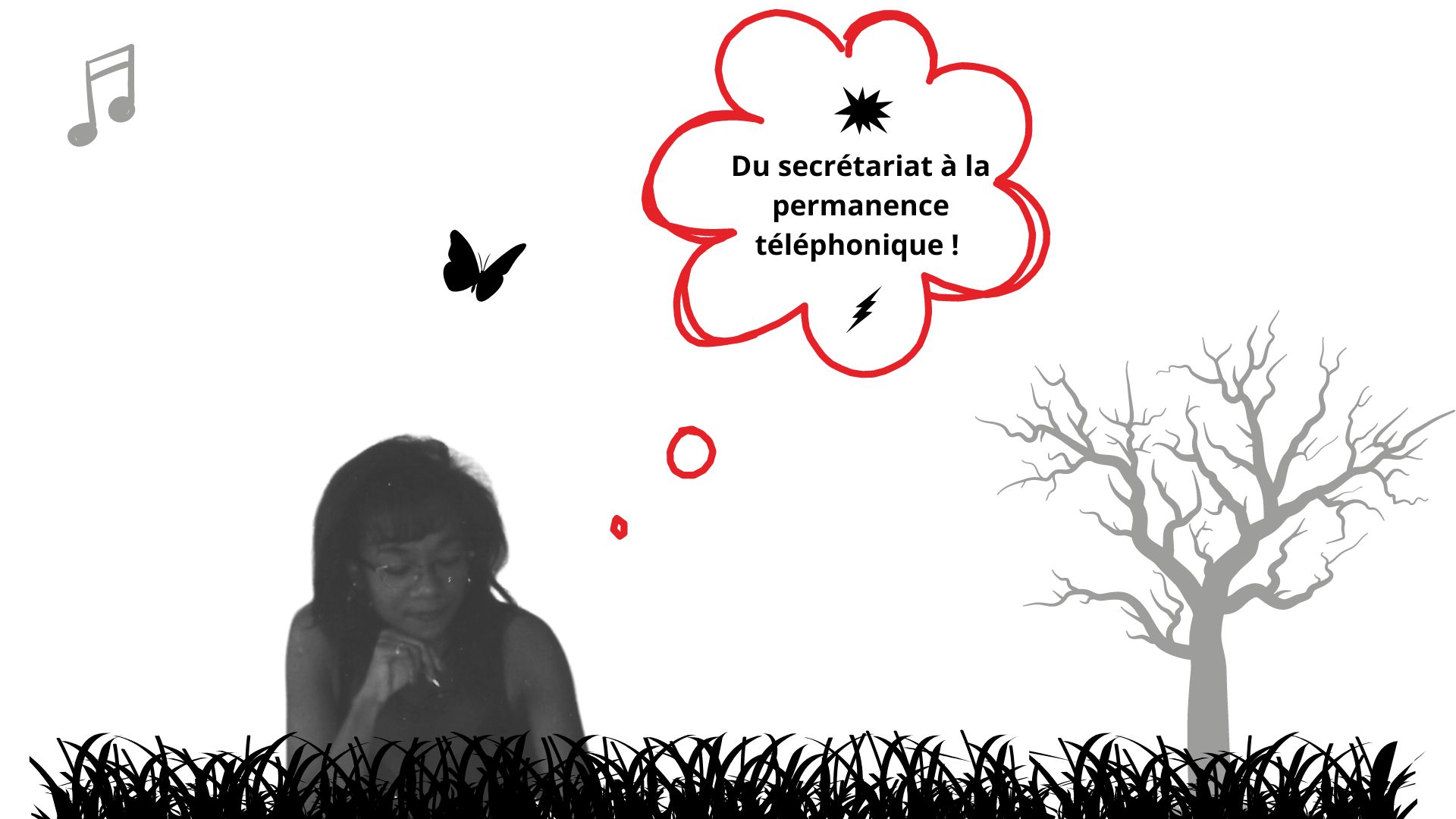 Laurence avant secrétaire maintenant elle a une entreprise de permanence téléphonique