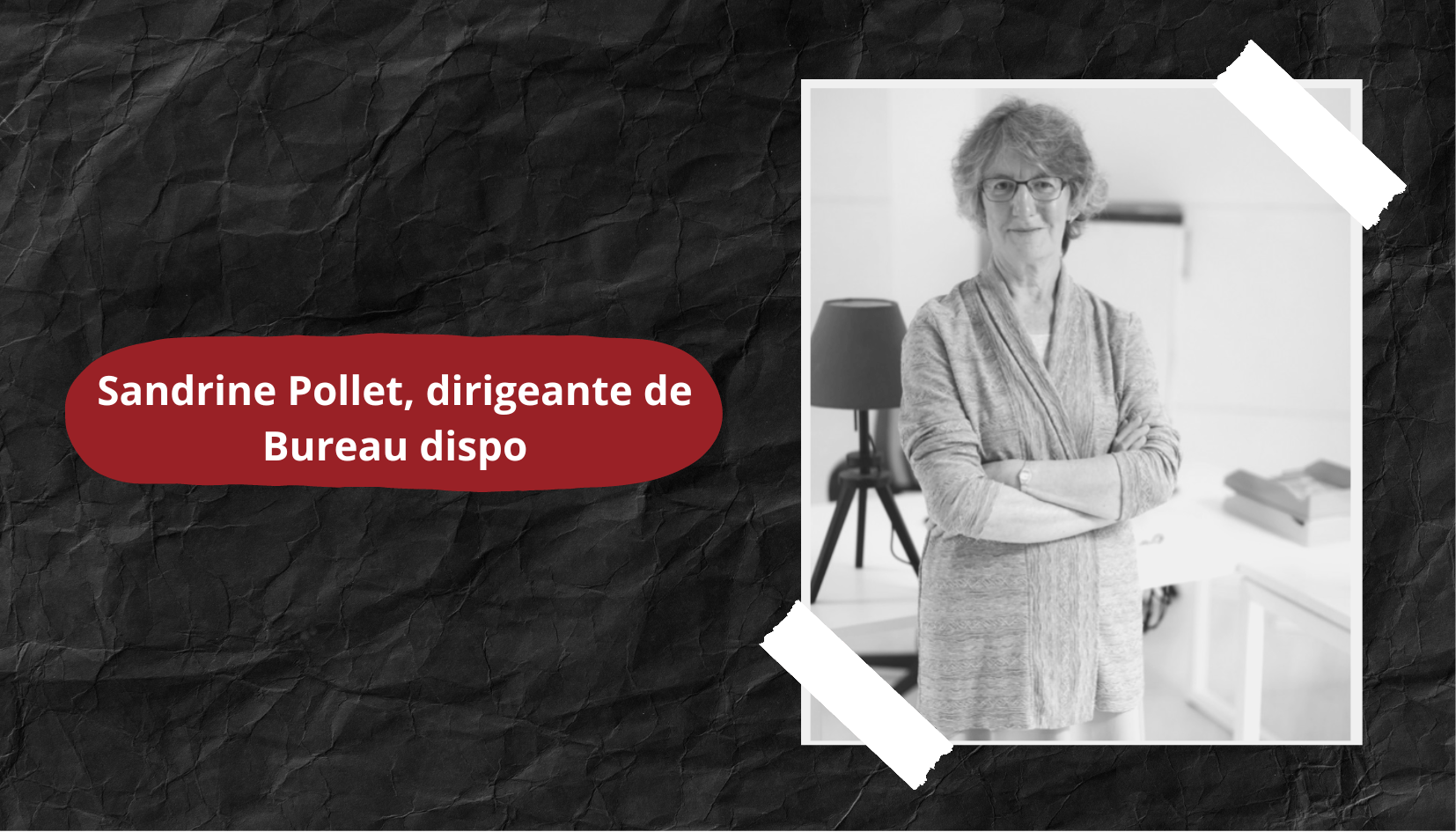 sandrine pollet, dirigeante de bureau dispo